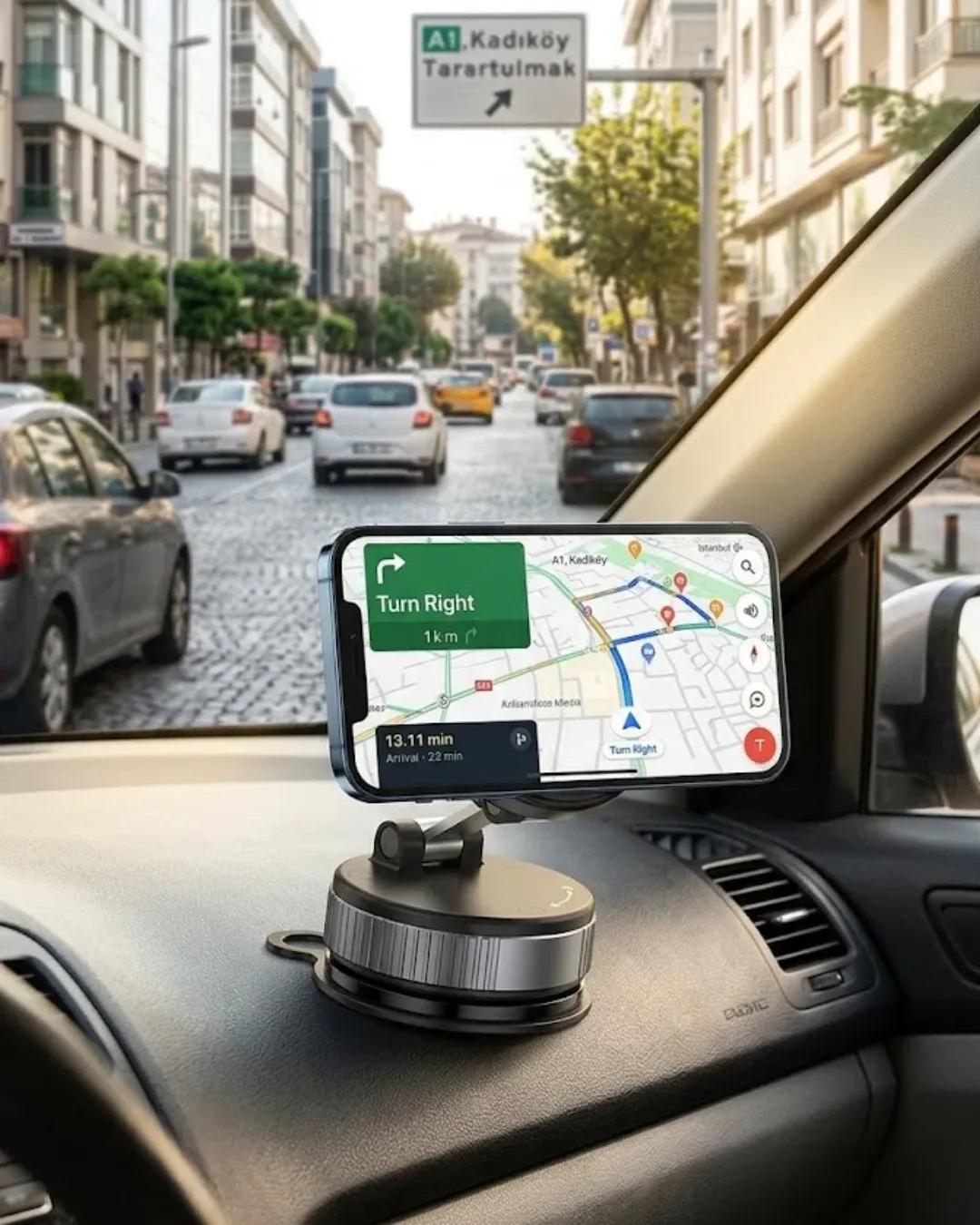 DAYI | Katlanabilir Manyetik Telefon Tutucu Araç Konsol Telefon Standı