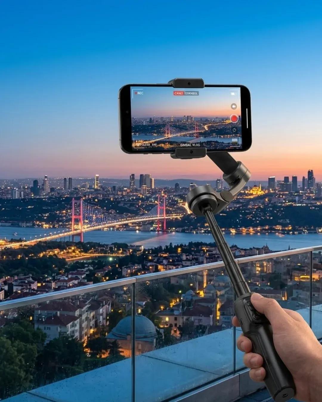 DAYI | Profesyonel Telefon Gimbal Stabilizer 3 Axis Video Sabitleyici Vlog Tripod