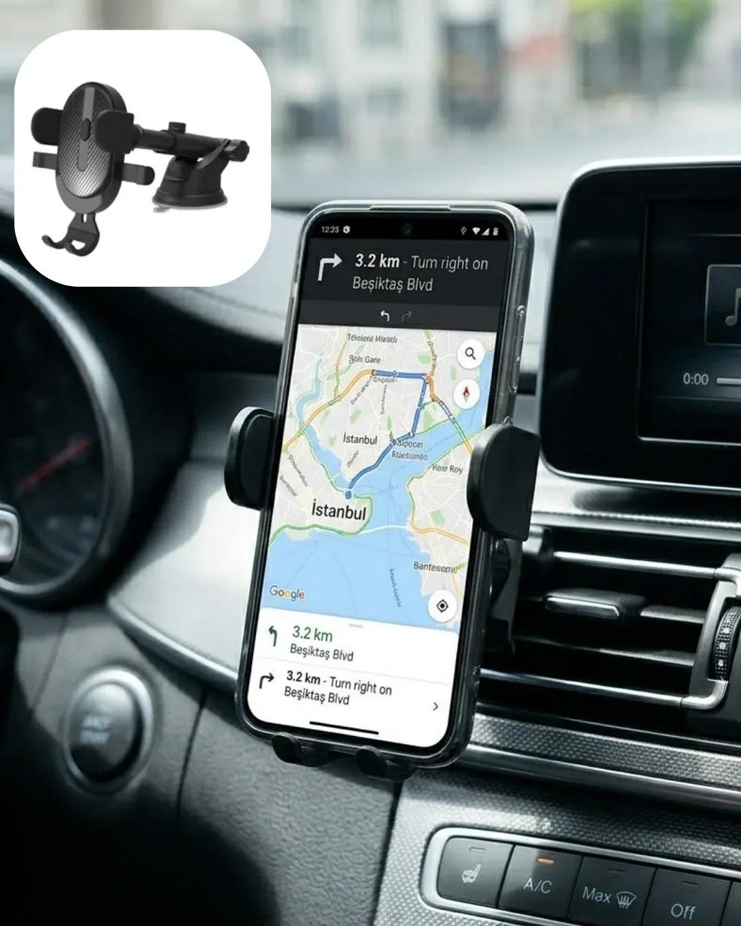 DAYI | Araç Konsol Telefon Tutucu Ayarlanabilir Telefon Standı
